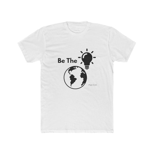 Be The Light Matt. 5:14 Unisex Cotton Crew Tee