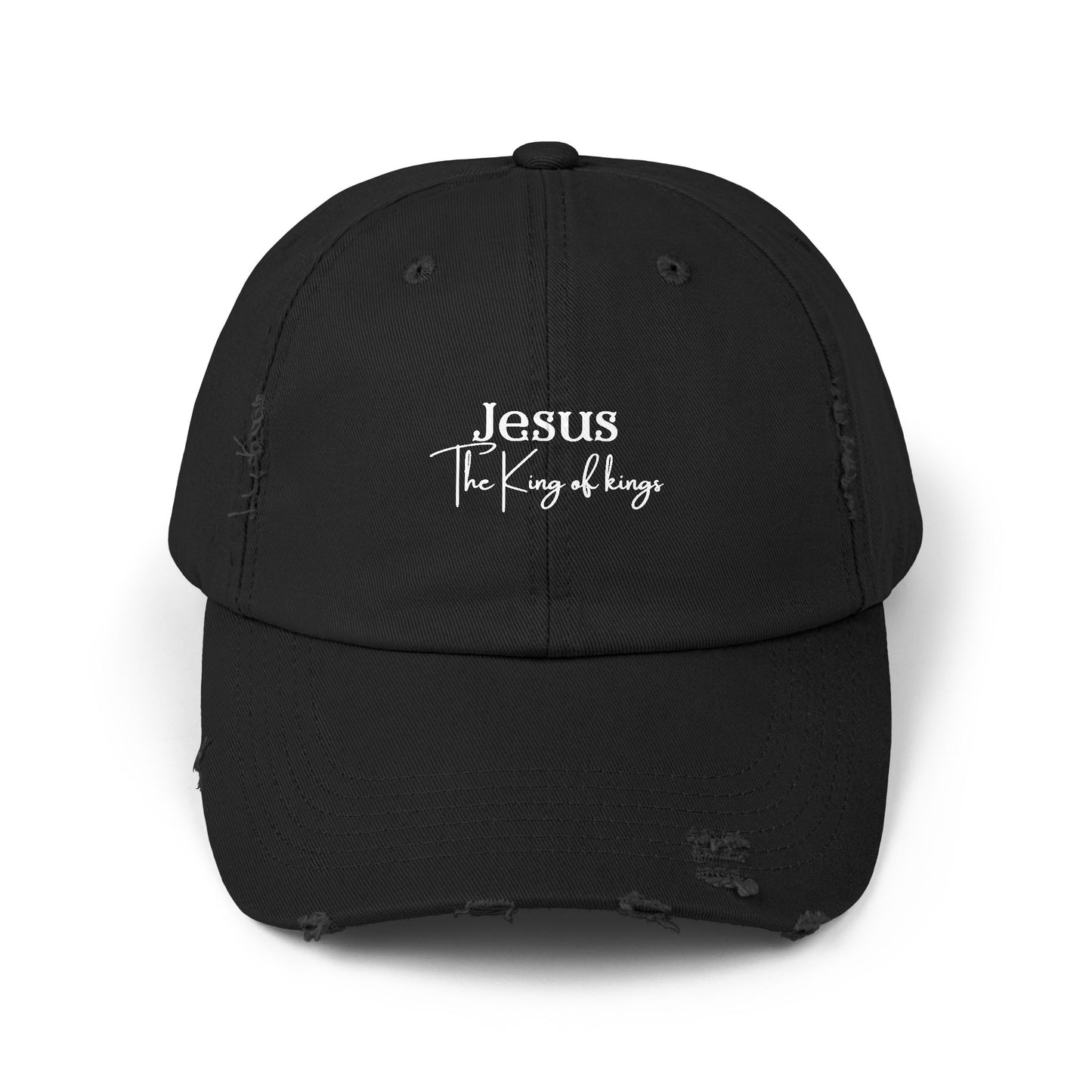 Jesus The Kings of kings Unisex Distressed Cap