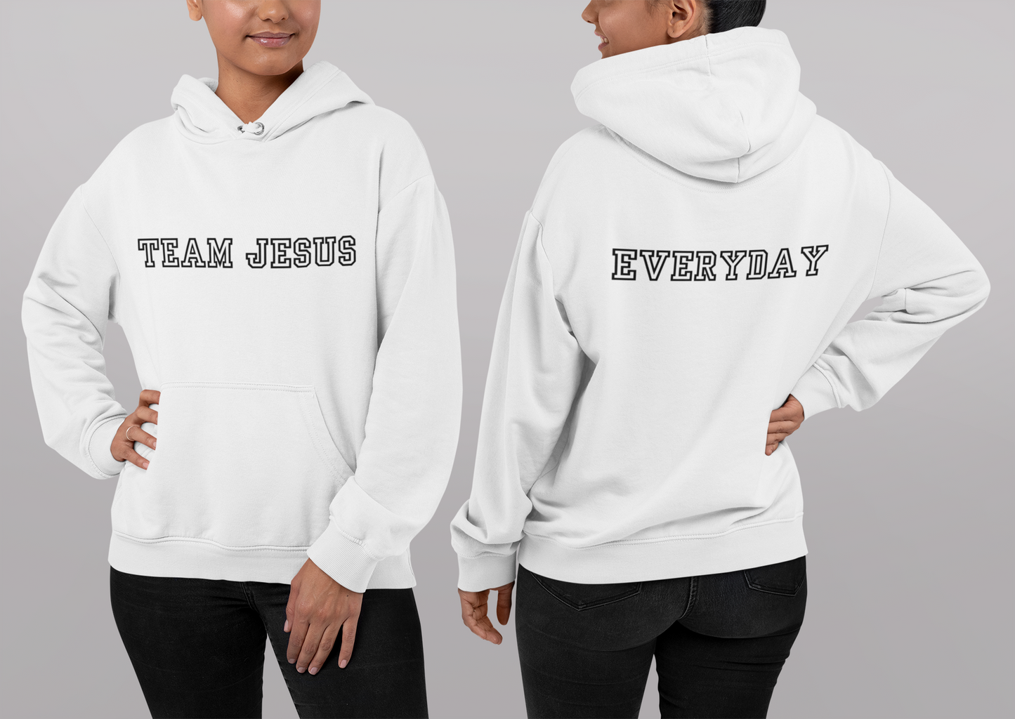 Team Jesus Everyday Three-Panel Fleece Hoodie