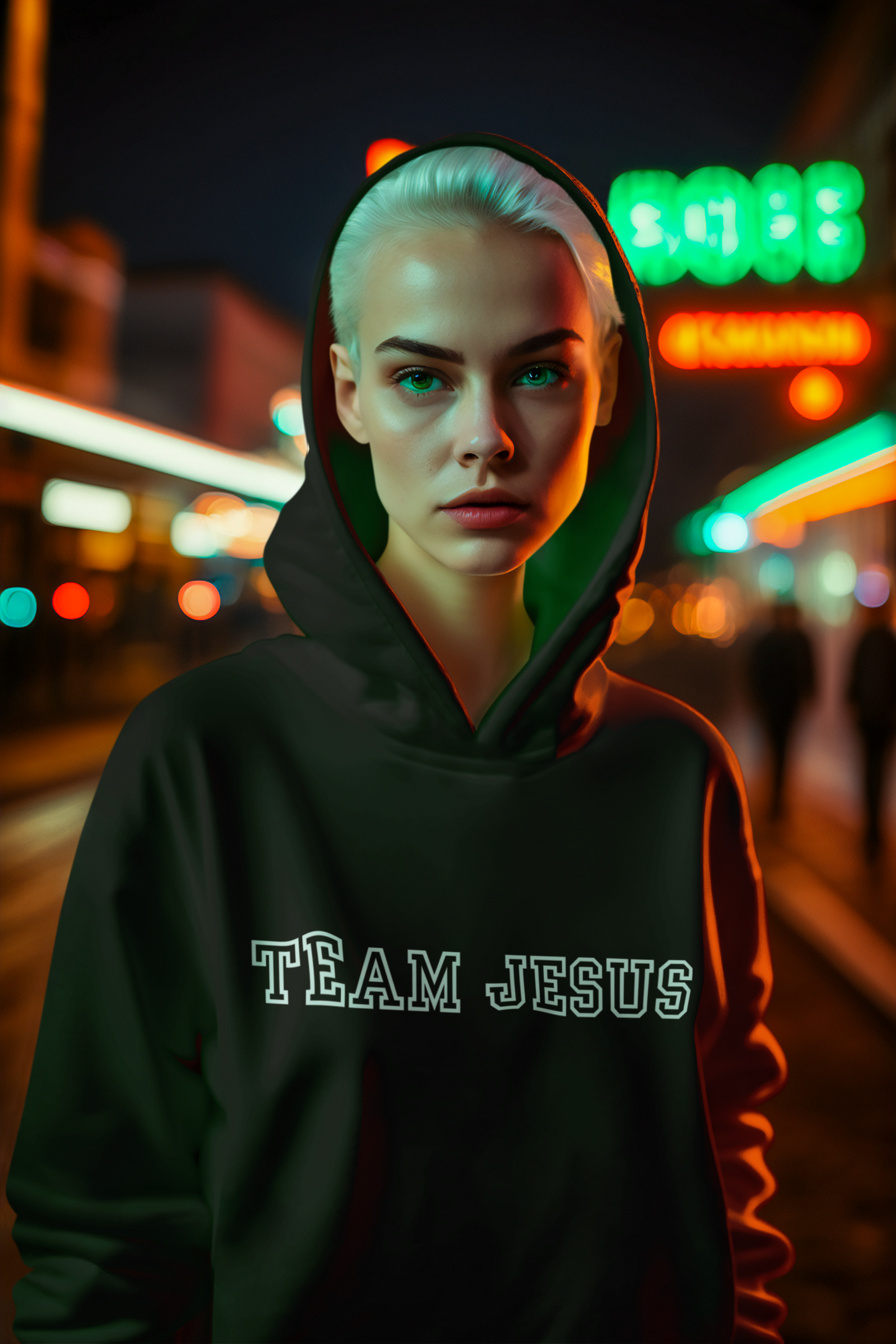 Team Jesus Everyday Three-Panel Fleece Hoodie