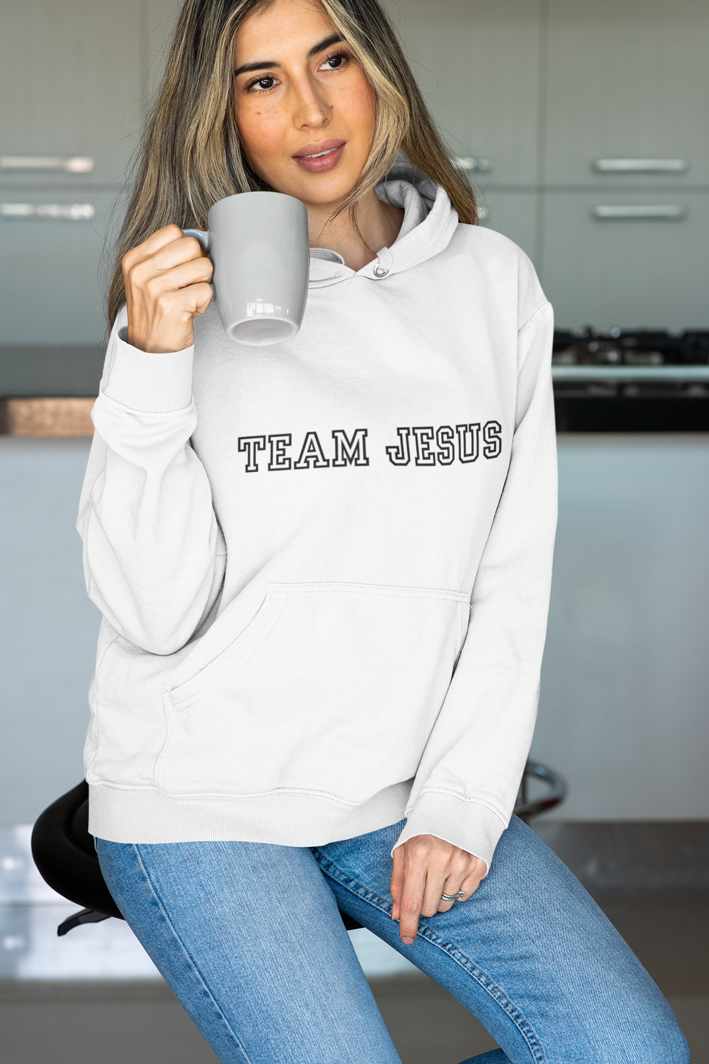 Team Jesus Everyday Three-Panel Fleece Hoodie