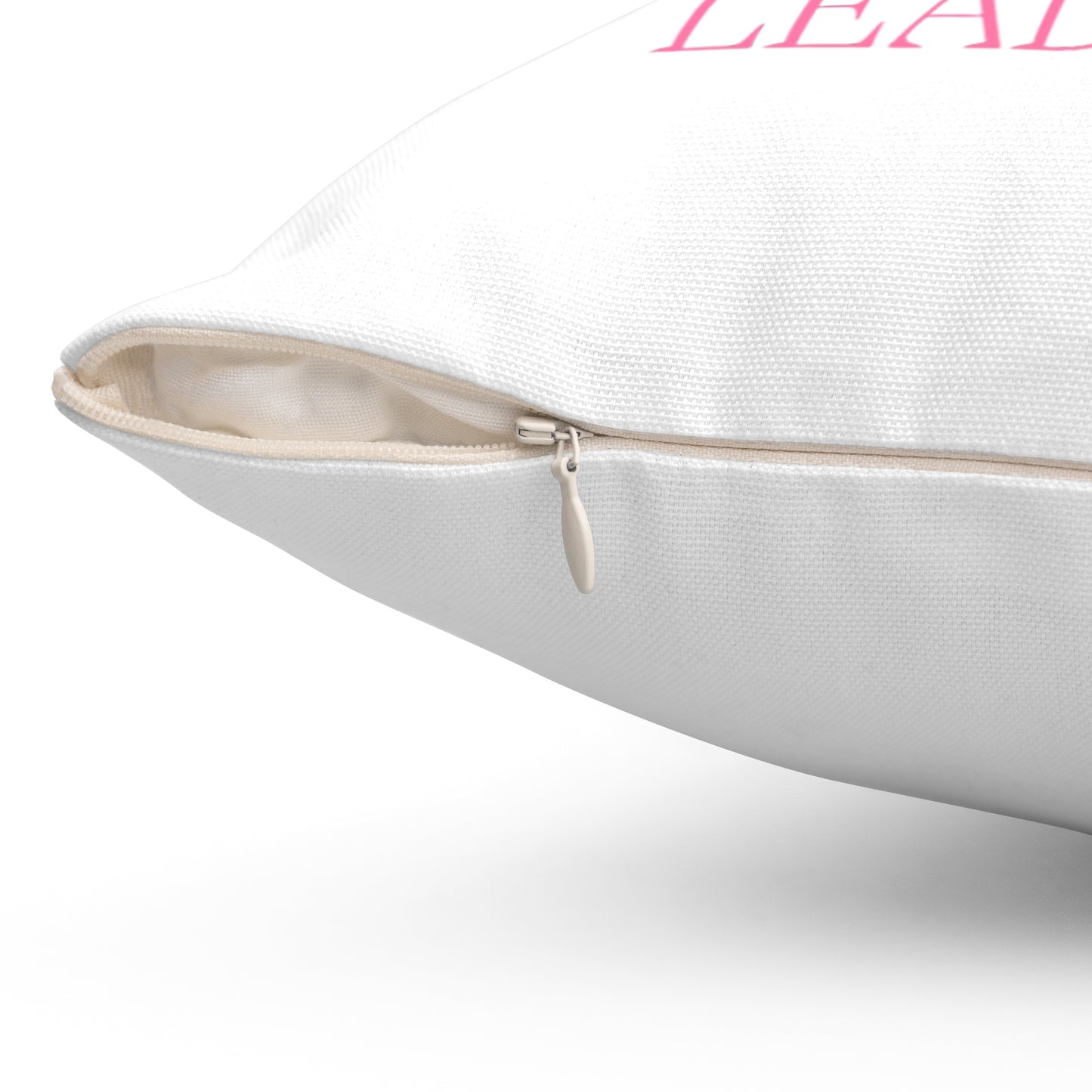 Let Love Lead Spun Polyester Square Pillow