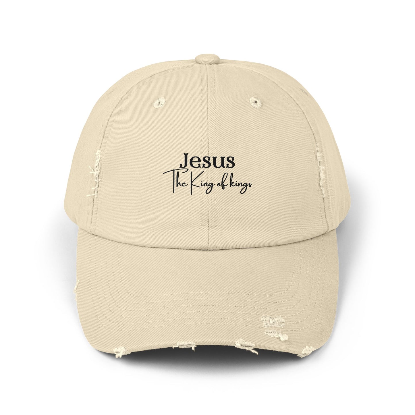 Jesus The Kings of kings Unisex Distressed Cap