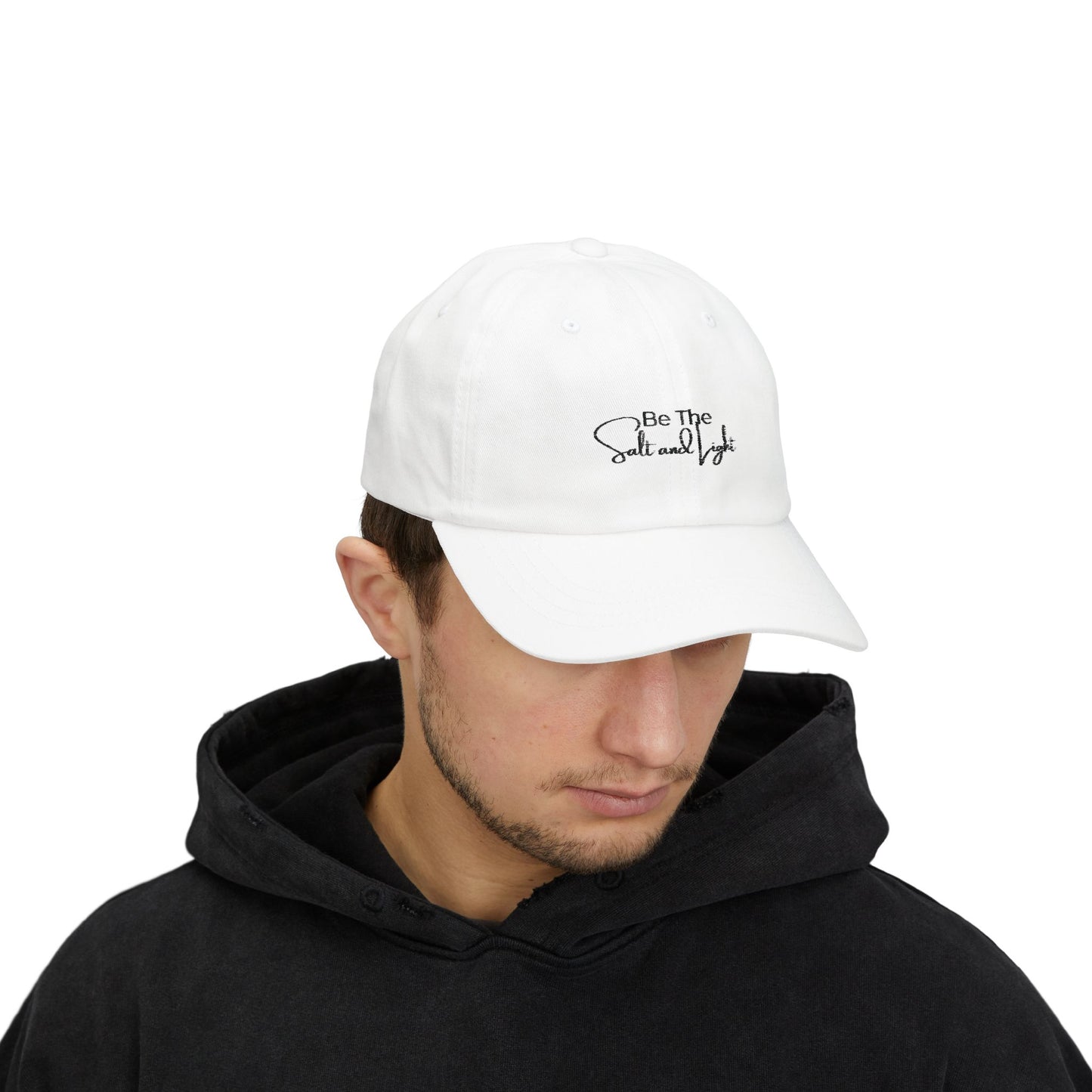 Be the Salt and Light Dad Cap White